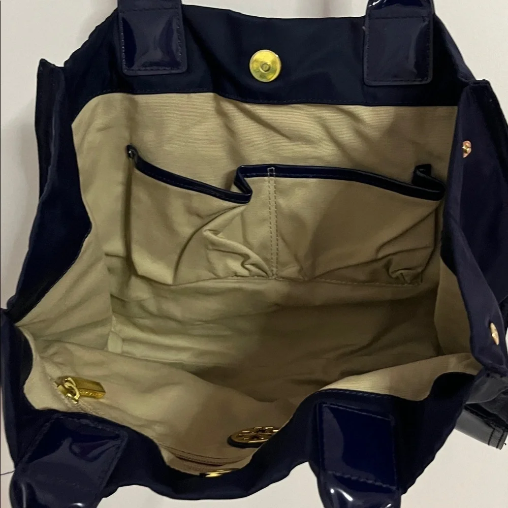 Tory Burch Ella Tote Tory Navy